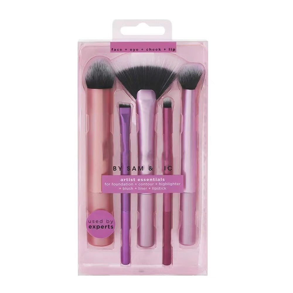 New REAL T Makeup Brush Set 5pcs Makeup Brush Makeup Tools