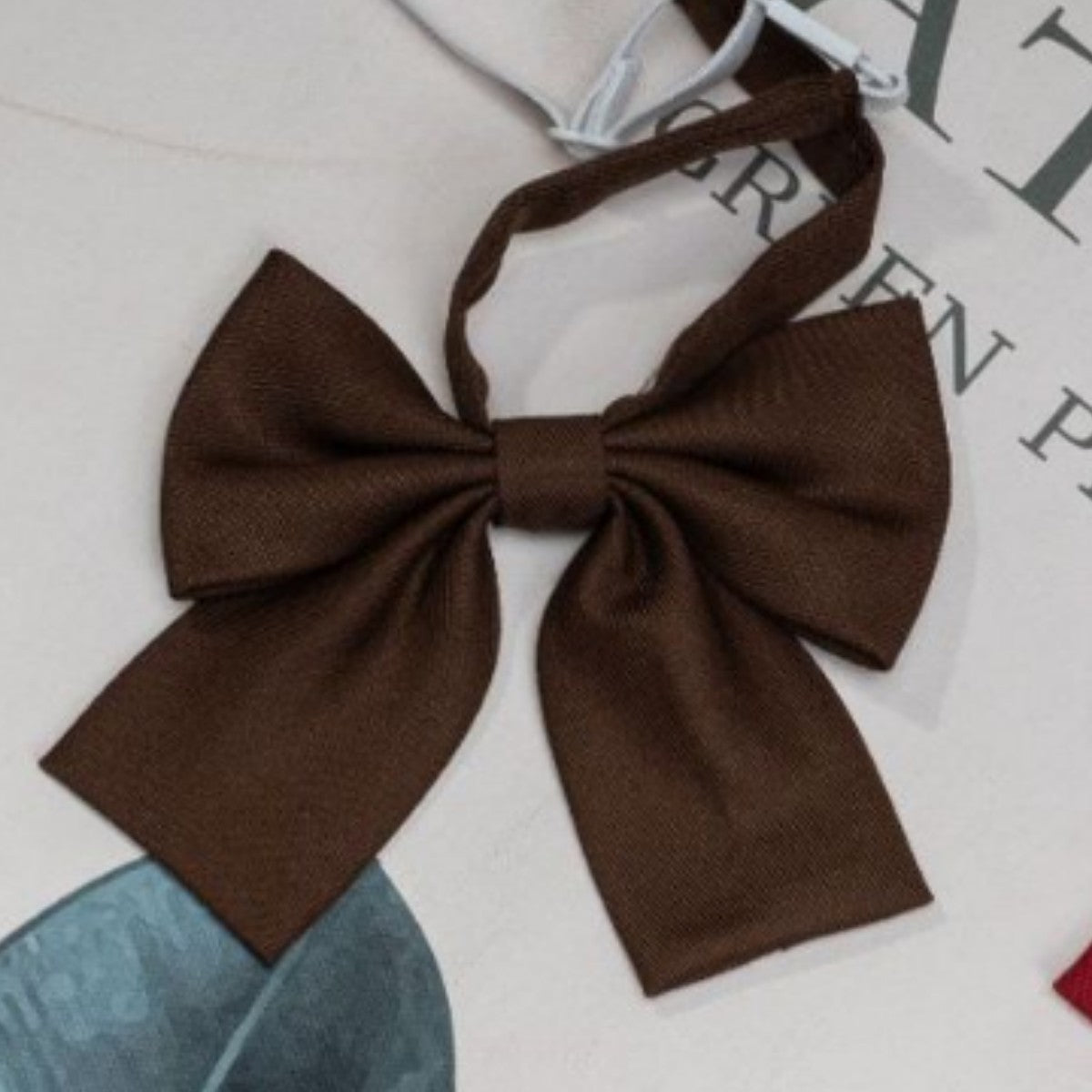 Solid Color Knot Free Student Uniform Tie Pin