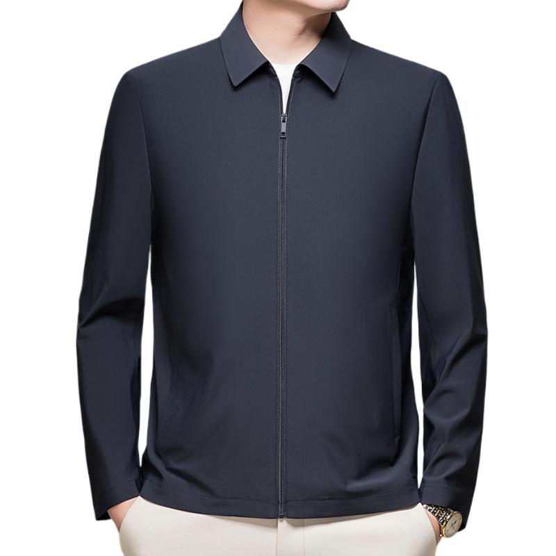 Mens Versatile Casual Lapel Jacket For Spring And Autumn