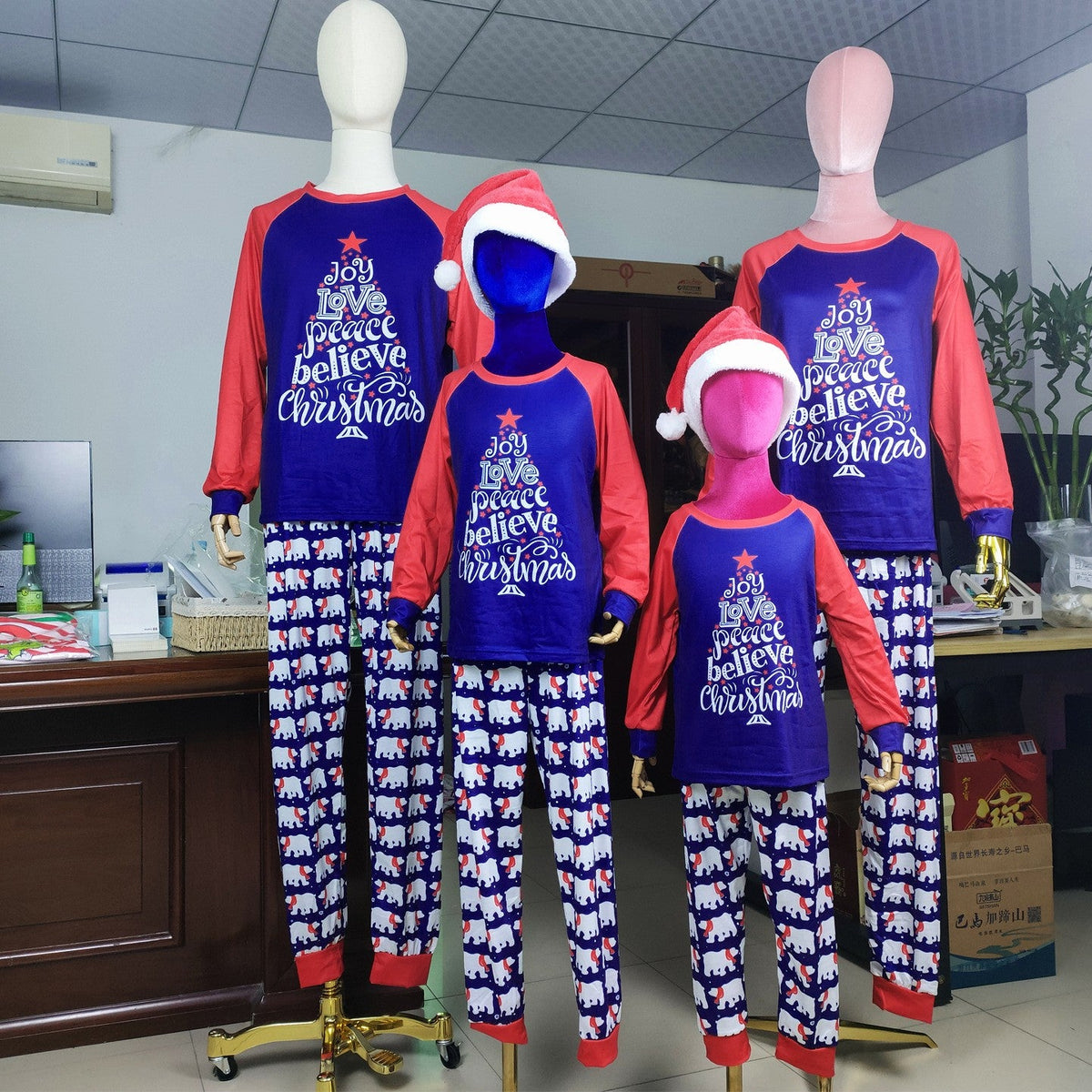 Christmas Halloween Parent-child Suit Printing