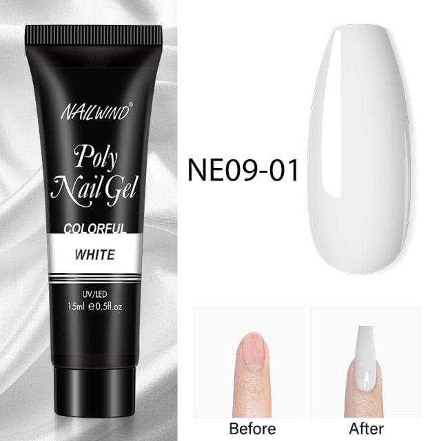 Diamond Gel Nail Polish Poly 15ml Semi Permanent UV Manicure Reflective Sparkling Luxury Shine Design For Women and Girls