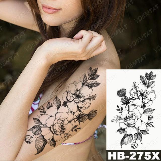 Different Stylish Waterproof Temporary Tattoo Sticker Heart Knife Angel Makeup Tattoos For Women Men