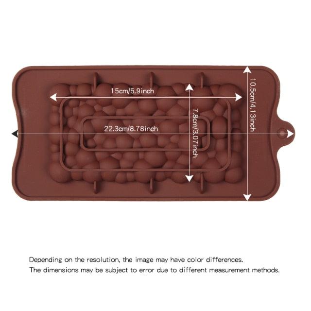Digit Silicone Chocolate Mold Non-Stick Cake Mould Jelly Candy 3D Molds Kitchen Accessories Reusable Baking Tools Silicone Letter Mold And Number Candy Molds