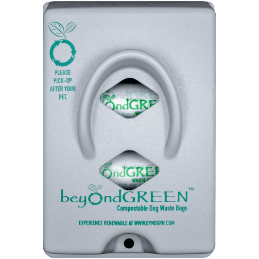 beyondGREEN Hundekotbeutelspender – Wand- und Stangenmontage – Kompatibel mit Standardrollen, Frontlader