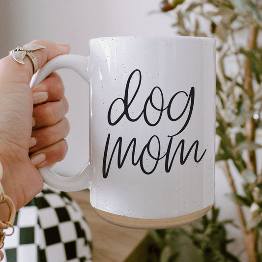 Mug en céramique 47 cl "Dog Mom" - Cadeau amusant pour les amoureux des chiens