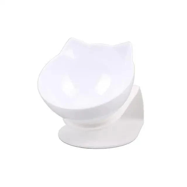 Double Transparent Non-slip Food Bowl With Protection For Cats Modern Kitten Food Bowl Pet Accessories