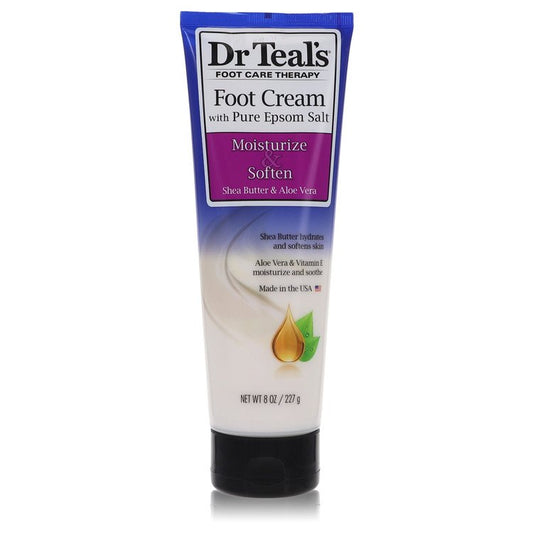 Dr Teal's Reiner Bittersalz Fußcreme von Dr Teal's Reiner Bittersalz Fußcreme mit Sheabutter & Aloe Vera & Vitamin E 8 oz für Frauen