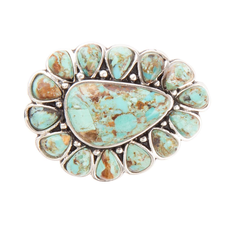 Bague multi-pierres turquoise Durango