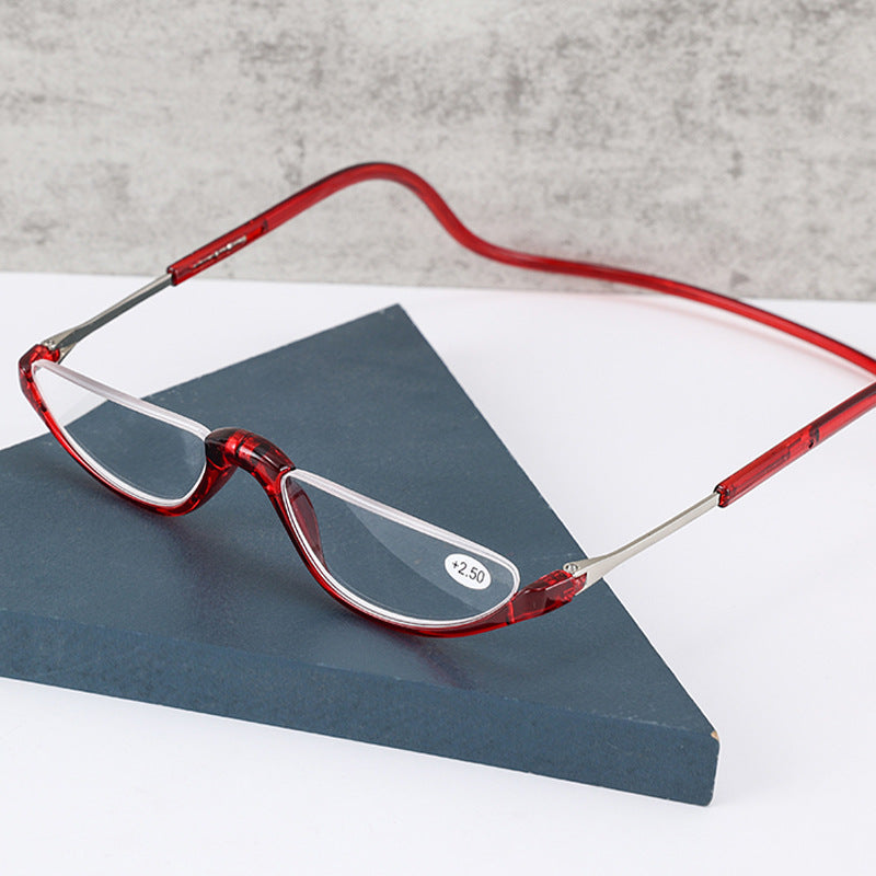 HD Fashion Folding Neck Reading Glasses