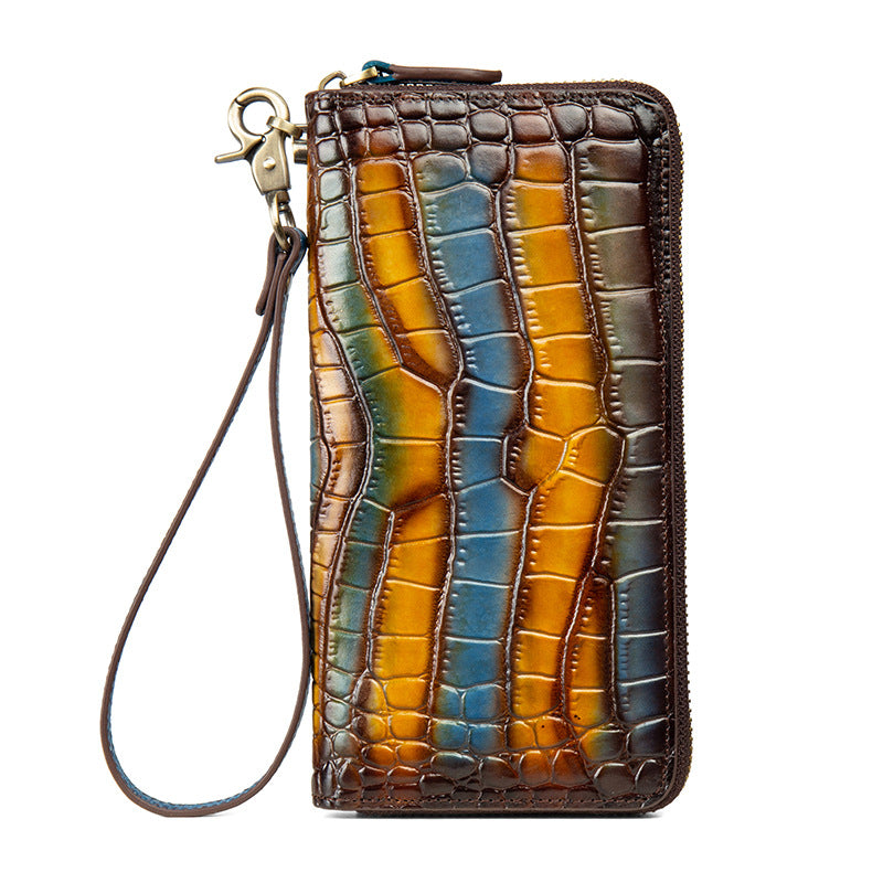 New Genuine Leather Large-capacity Long Wallet