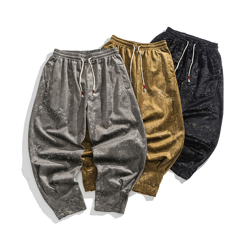 New Thick Sweat Pants Plus Size Hanfu Improved New Chinese Style