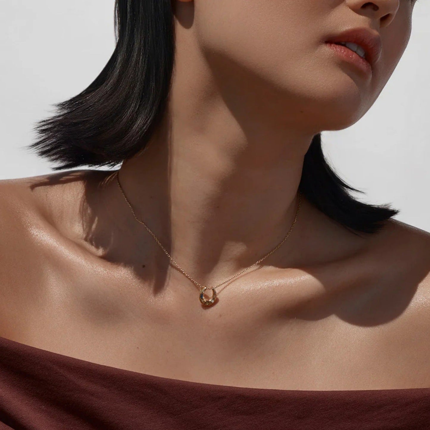 Minimalist Sun Moon And Stars Necklace Bracelet