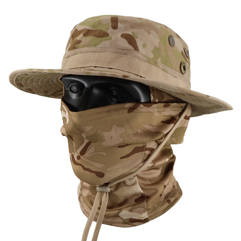 Multi-functional Outdoor Sun Protection Breathable Round-brim Fishing Hat