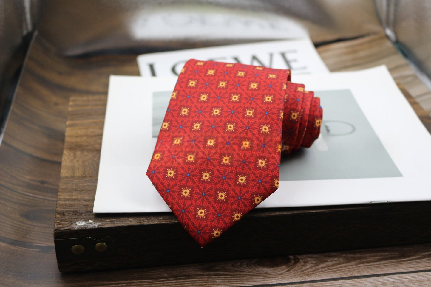 9cm Business Formal Wide-width Tie, Mens Vintage Style