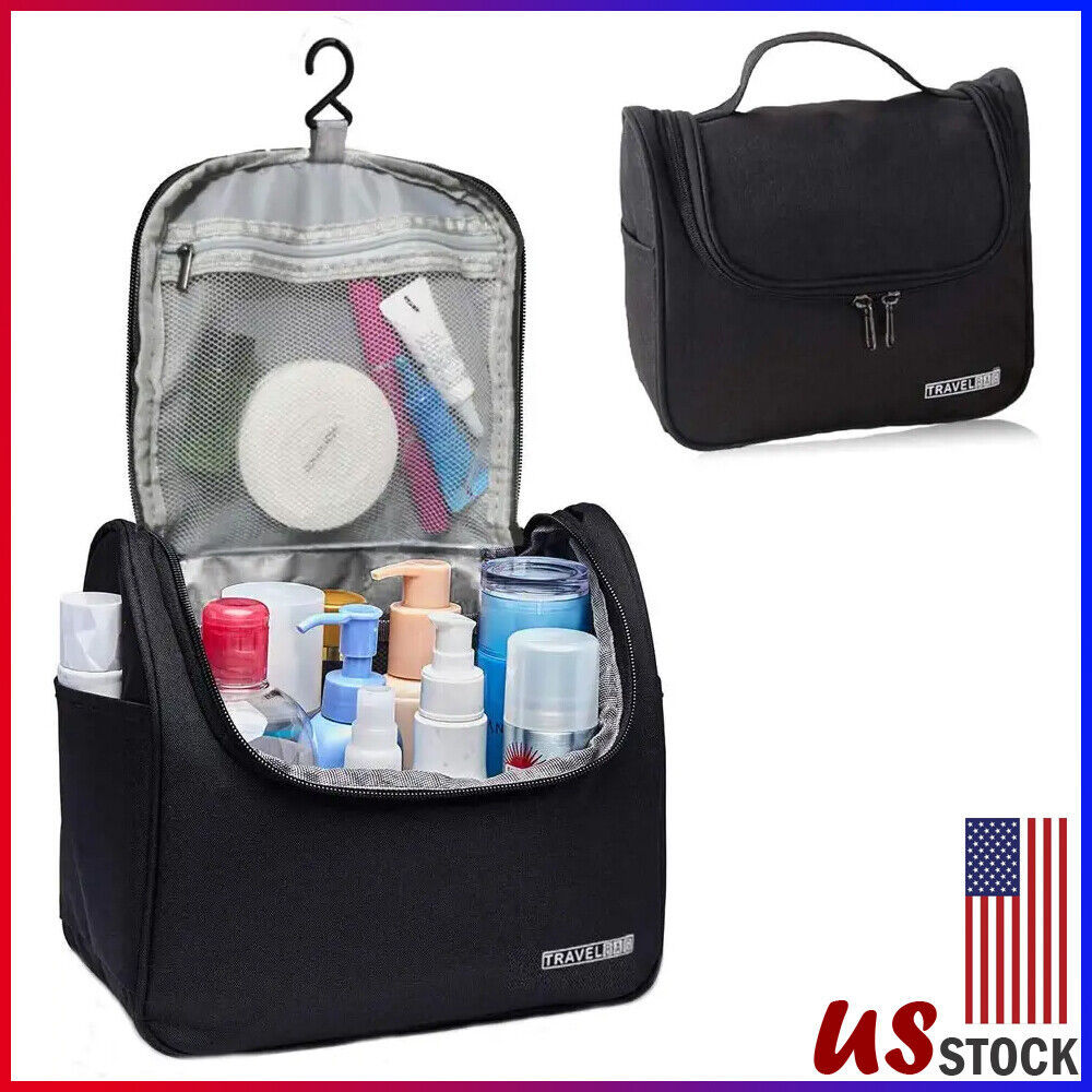 Versatile Travel Cosmetic Organizer: Makeup Case Pouch for Toiletries