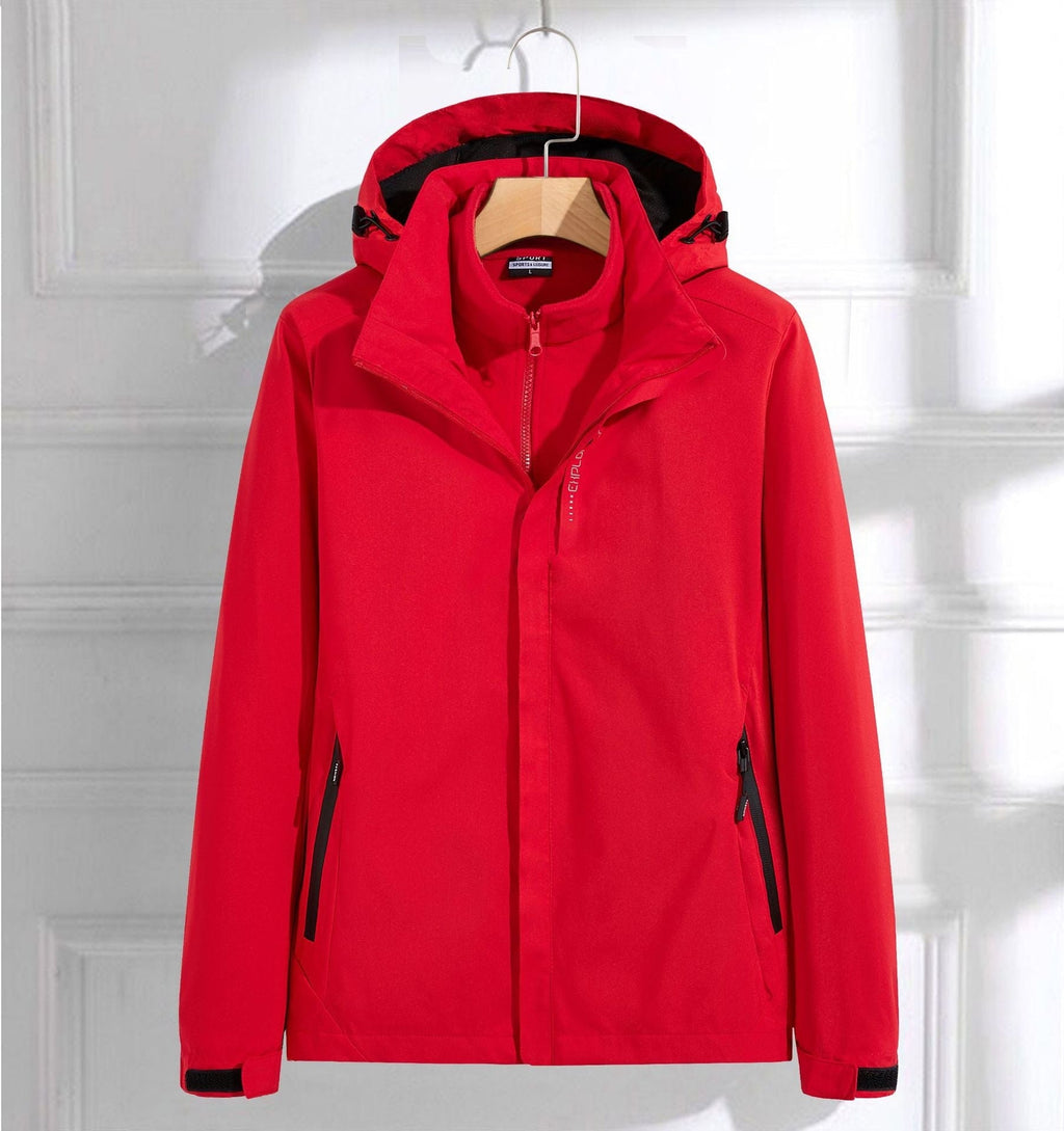 Womens AutumnWinter 3-in-1 Outdoor Hardshell Jacket