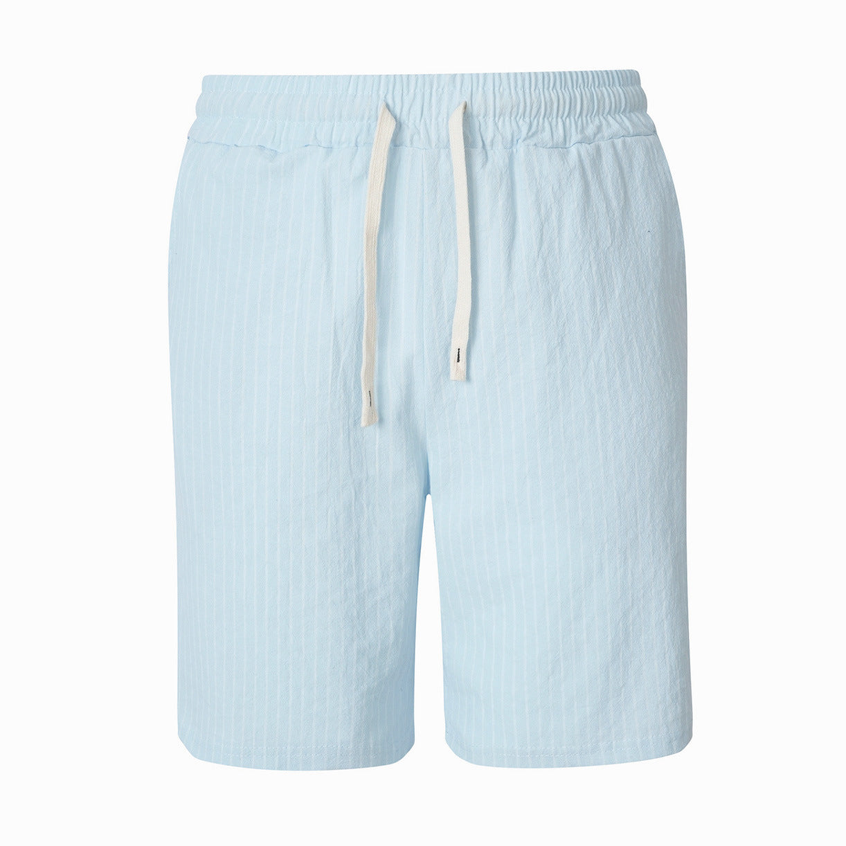 Mens Casual Sporty Striped Drawstring Shorts