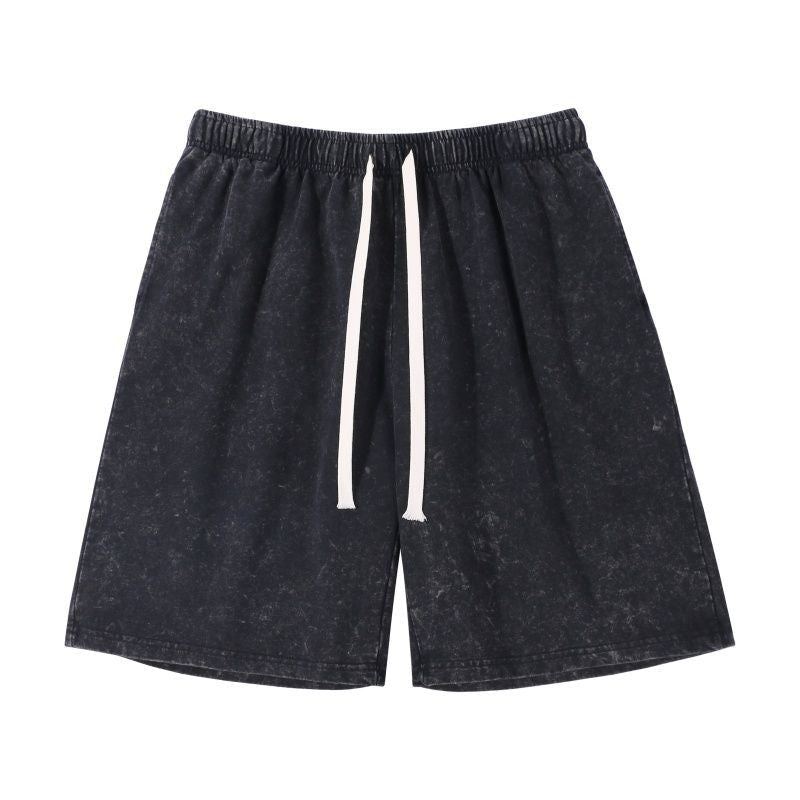 Casual Washed And Distressed Mens Shorts