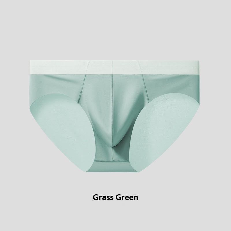 Men's Ice Silk Seamless Briefs Nude Feel Sports Style