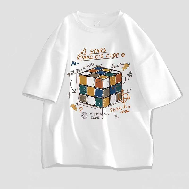 Mens Hong Kong Style Trendy Short Sleeve T Shirt For Summer