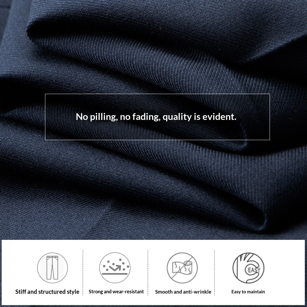Mens Drapey Dress Pants Business-Casual Formal Wear