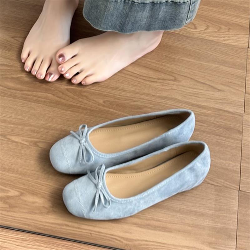Women's Hidden Heel Ballet Flats - Comfortable Soft Sole Casual Walking Shoes for Daily Wear
