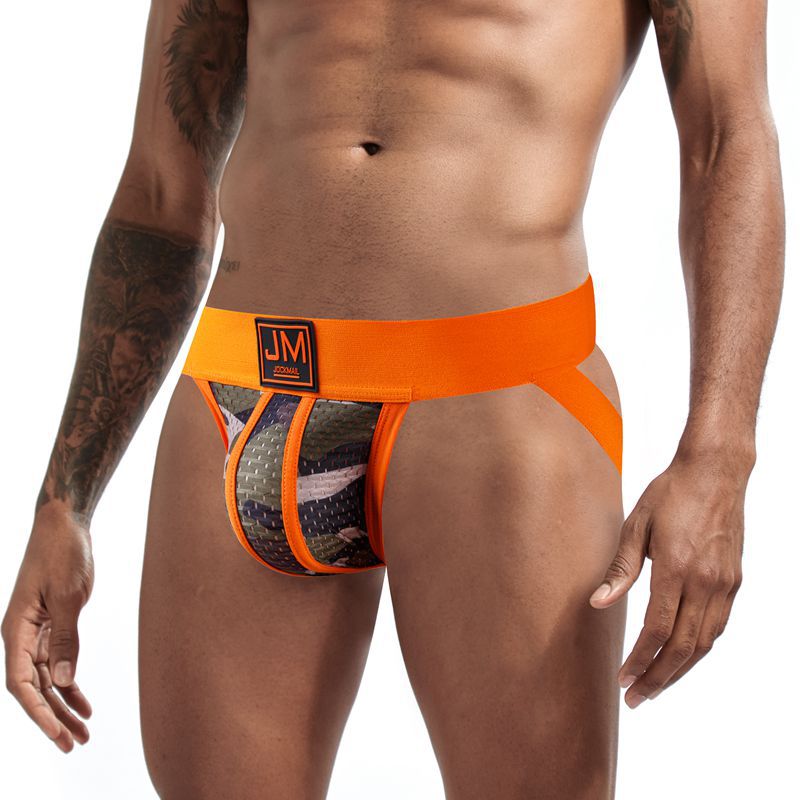 Mens Camo Mesh Thong Underwear