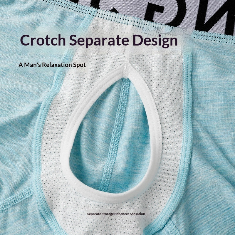 New Mens One-piece Separable-cut Quick-drying Boxer Briefs
