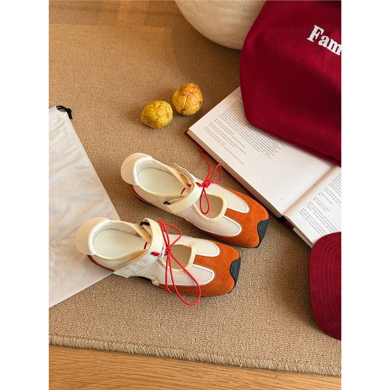 Fashionable Quirky Cute Sporty Functional Mary Jane Sandalsversatile Ballet Flats