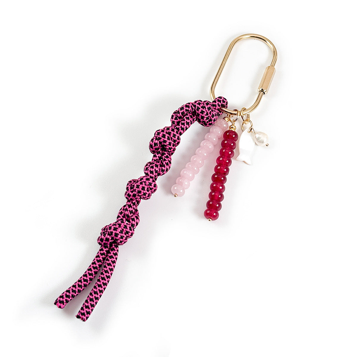Color-block Woven Rope Keychain