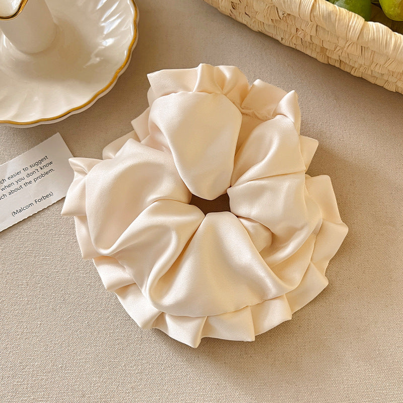Korean Ballet Style Pleated Oversized Pillow Hair Ring