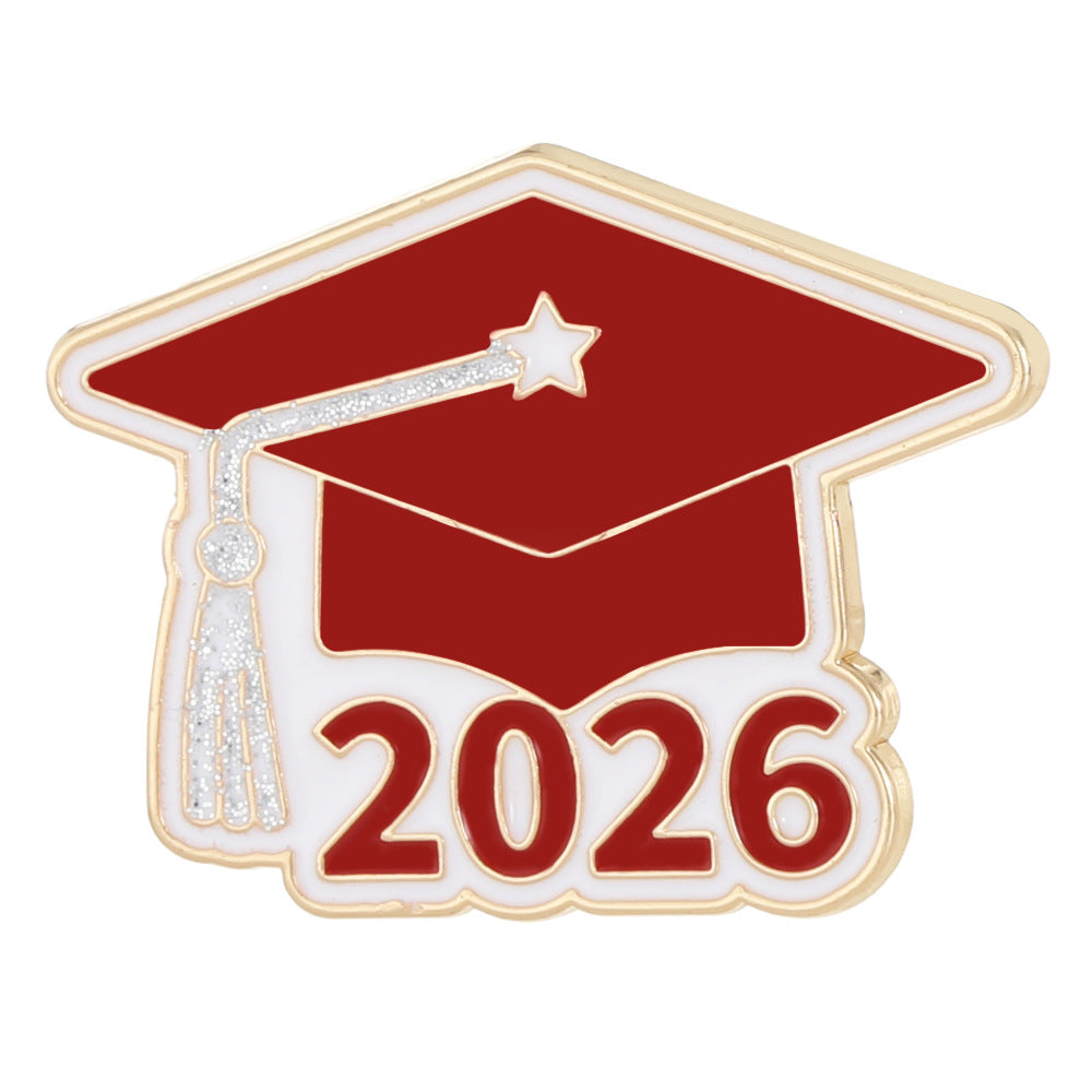 New Graduation Season Bachelors Cap Series Brooch Set