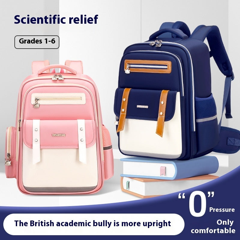 Oxford Cloth Children's Schoolbag Large Capacity Backpack