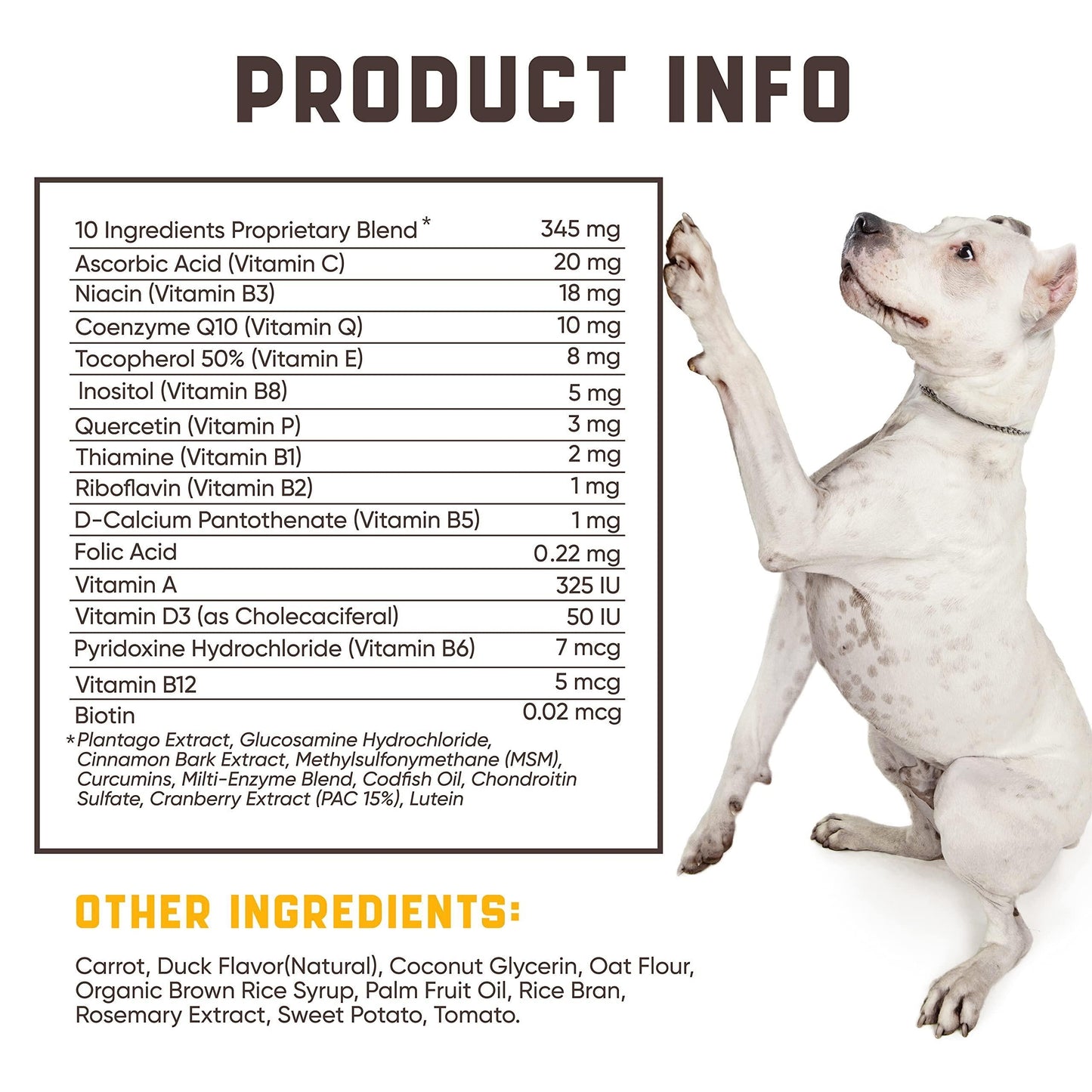 Dog Multivitamin 15-in-1 Immune Digestion Joint & Heart Health