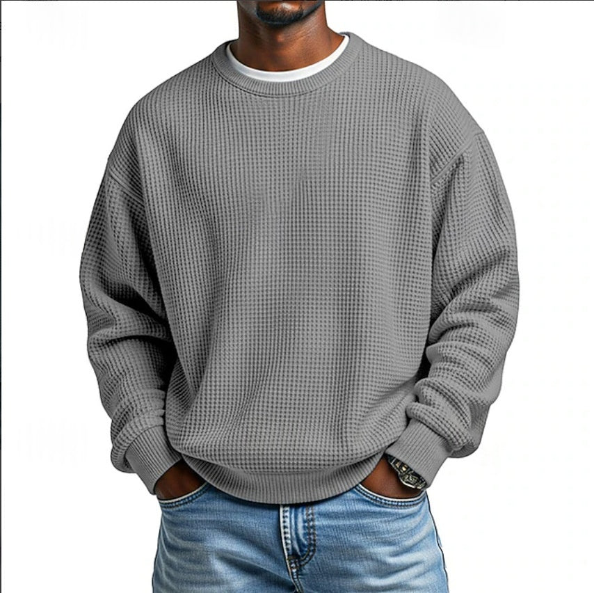 Mens Fashionable Simple And Relaxed Fit Sweatshirt