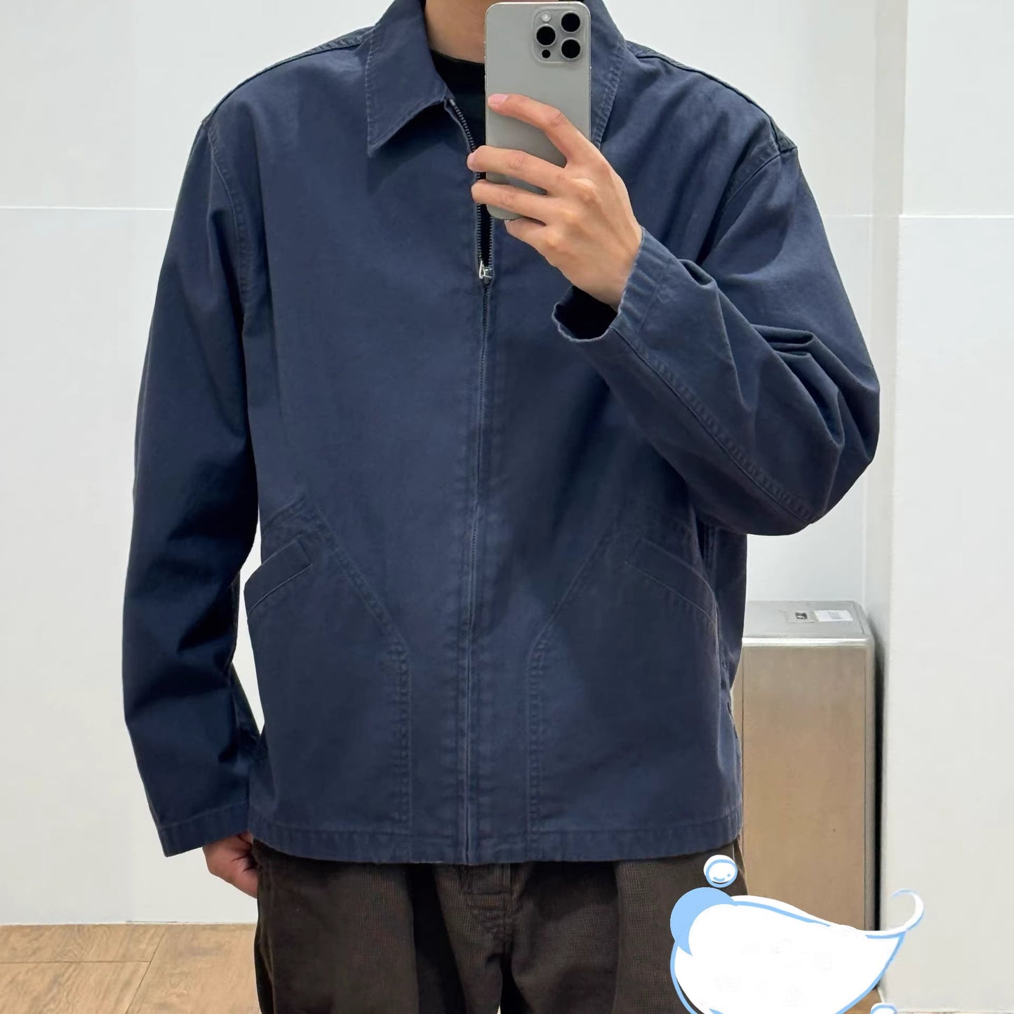 Mens Casual Zip-up Jacket