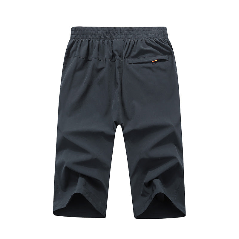 Plus-size Athletic Capri Pants Loose-fitting