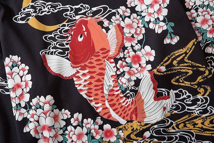 YC6007 Poisson en kimono printanier