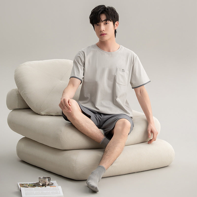 Cotton Pajamas New Boys Casual Homewear Two-piece Suit