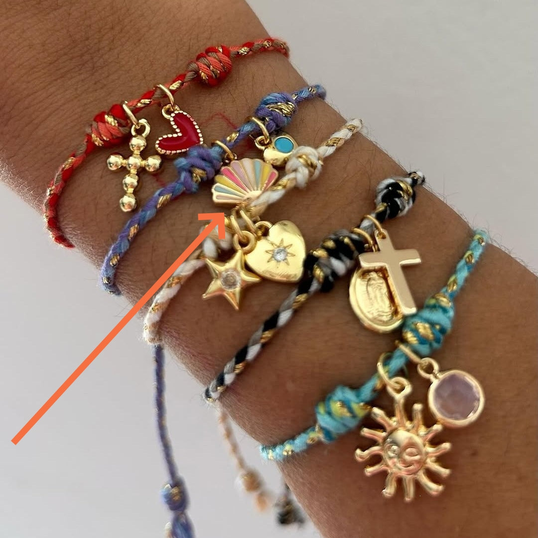 Multilayer Stacked Bracelet Womens Stretchy Beach Bracelet