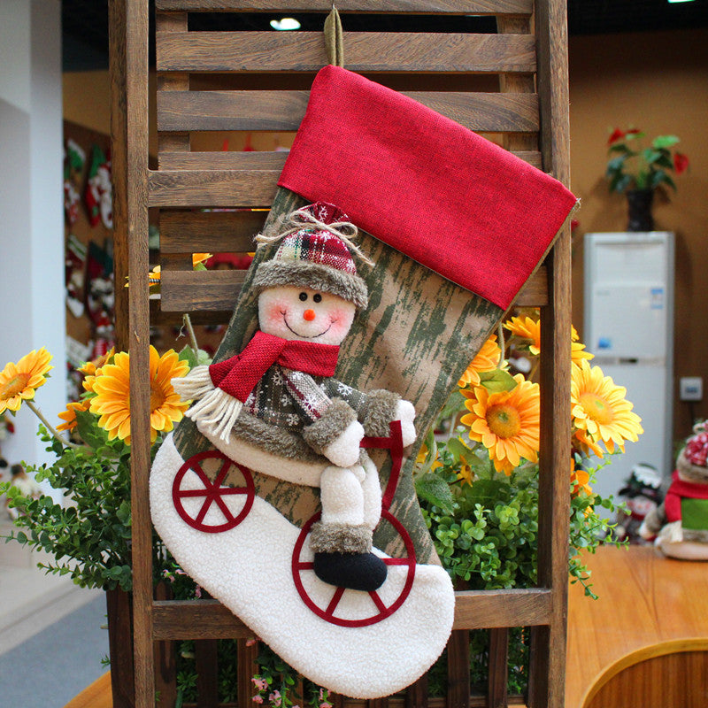 Santa Claus Socks Christmas Tree Pendant