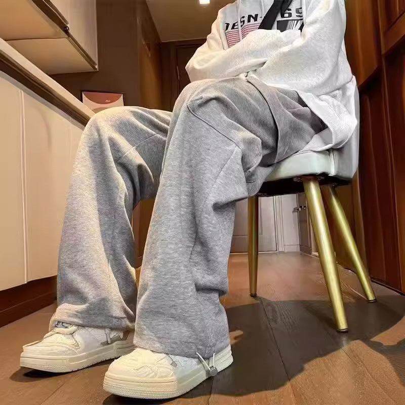 Wide-leg Straight Leg Long Pants