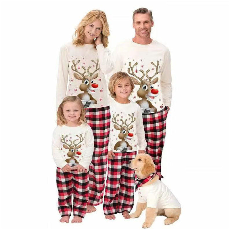 Fashionable Parent-child Sleepwear And Home Clothes Two-piece Set