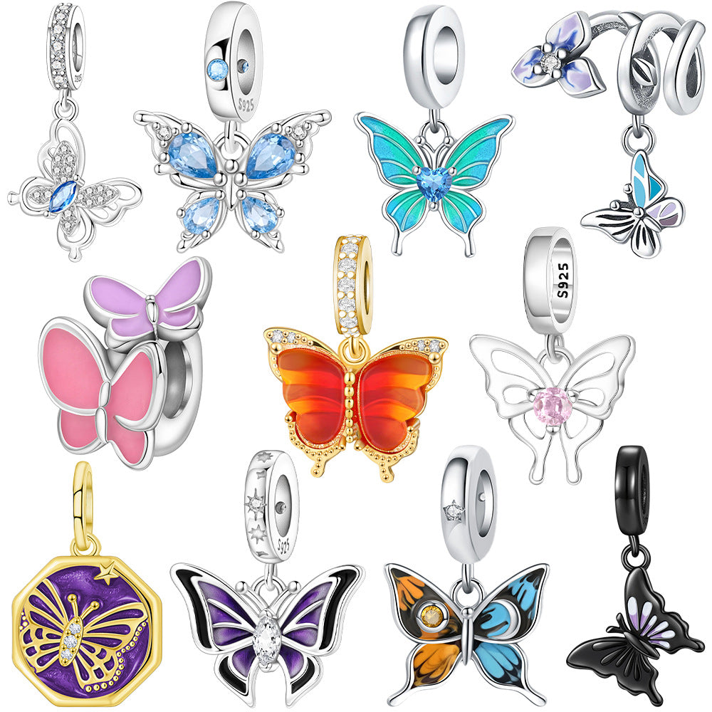 DIY Copper Gradient Butterfly Jewelry Bead Pendant