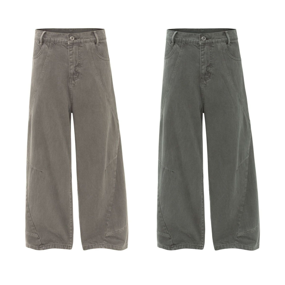 Vintage Mens Loose-fit Work Pants