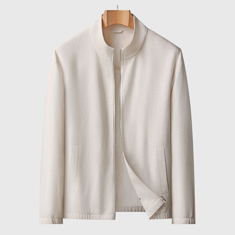 SpringSummer New Mens Jacket Made With Linenlightweight