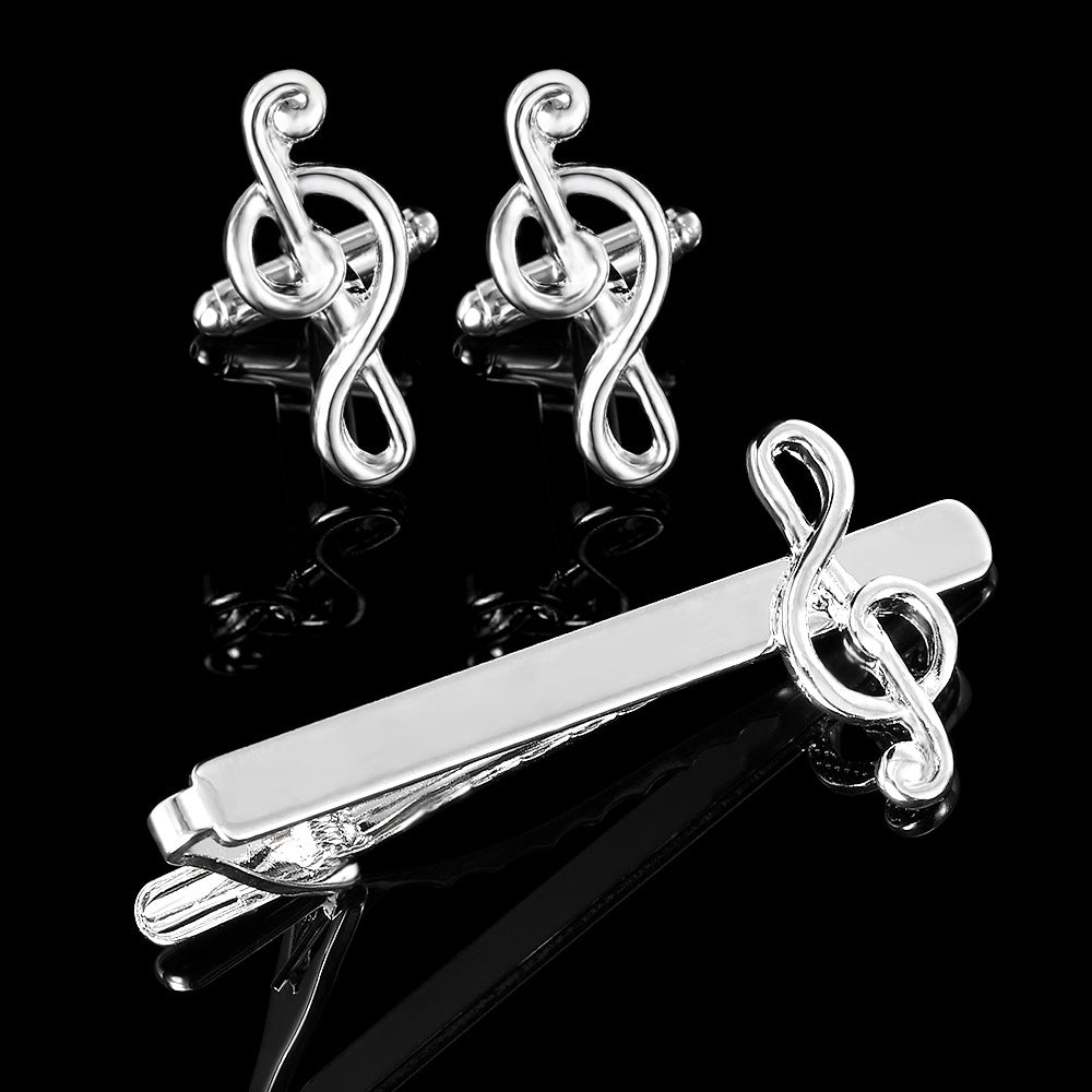 Fashion Copper Clip Men's Note Tie Clip