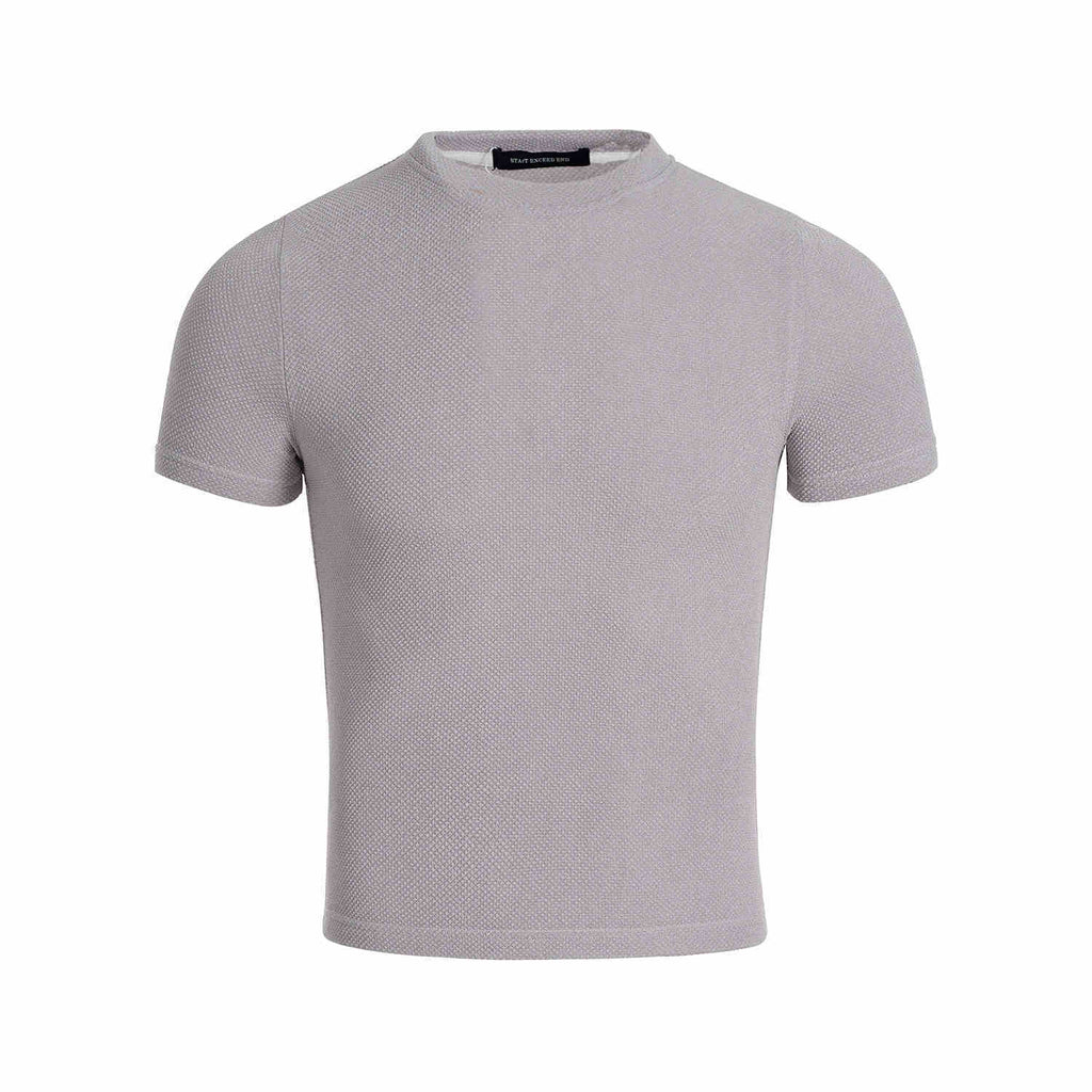 Men's Round Neck Tight Fit Tee