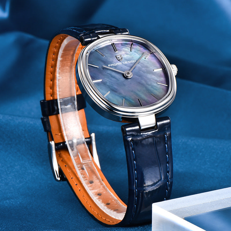Womens Stainless-steel Quartz Waterproof Wristwatch