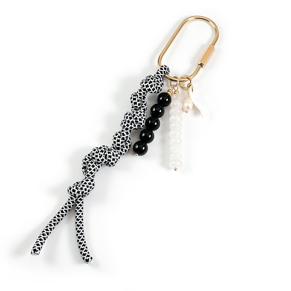 Color-block Woven Rope Keychain